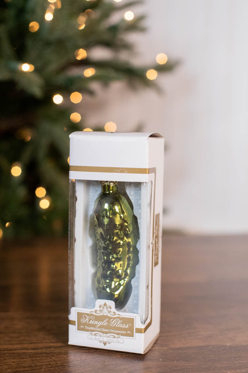 Classic Glass Pickle Ornament